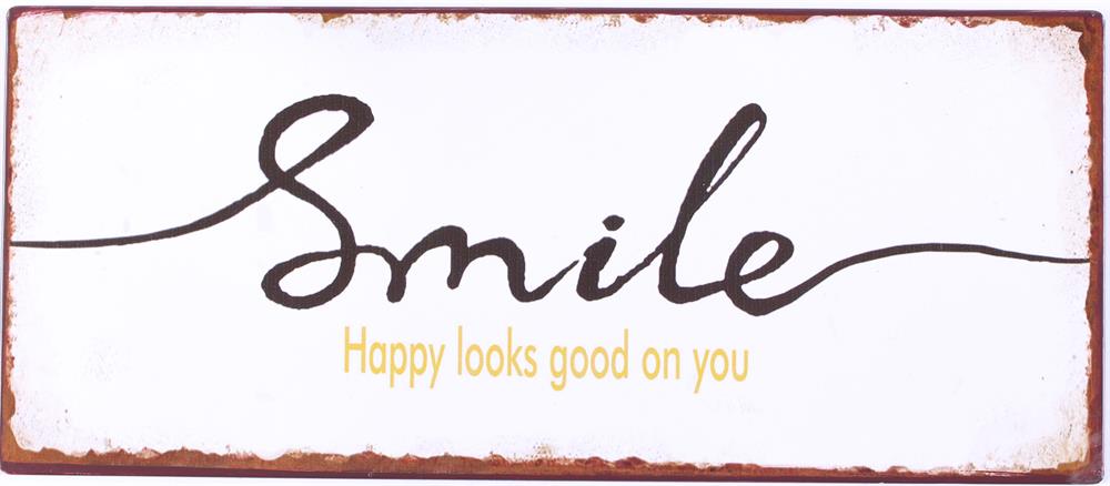 Emaljskylt / Smile