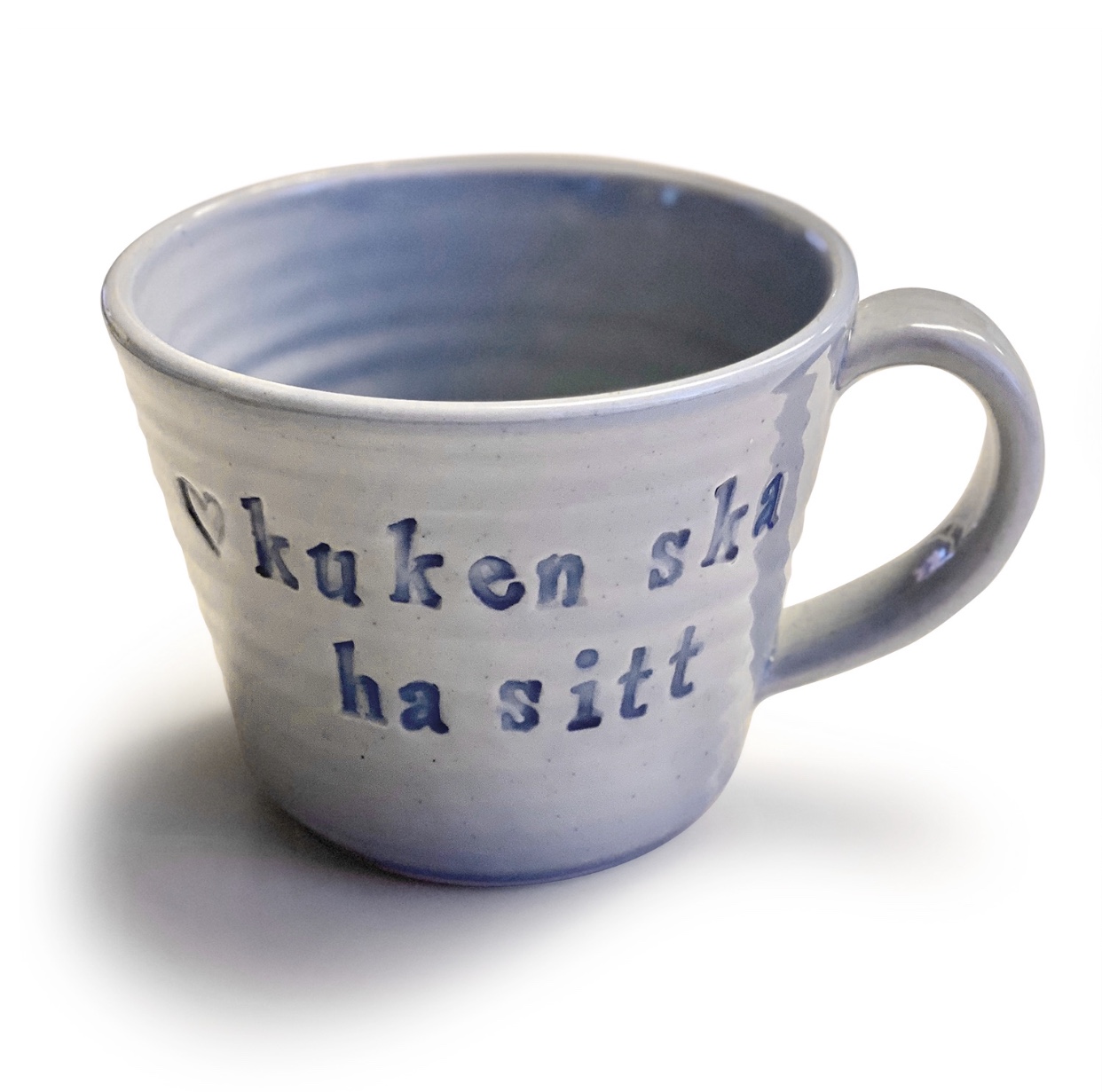 Mugg / kuken ska ha sitt / Blå