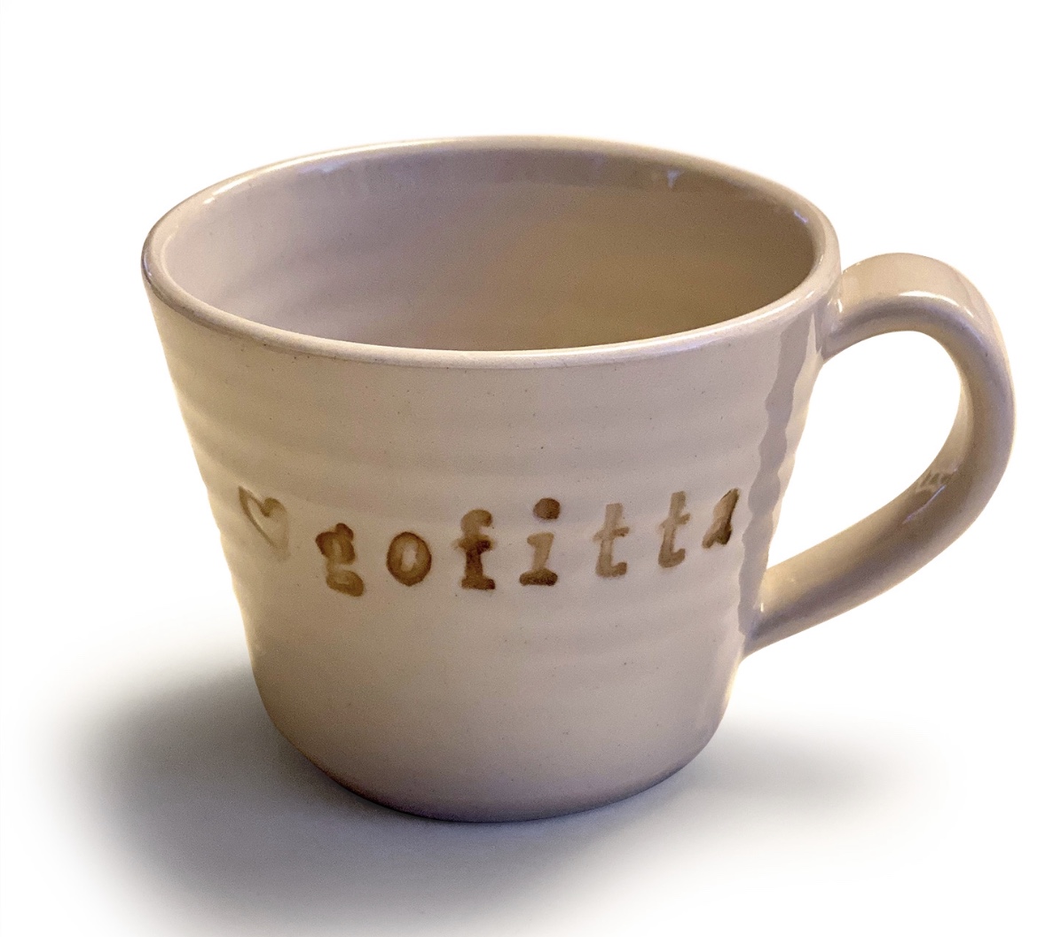 Mugg / gofitta / Rosa