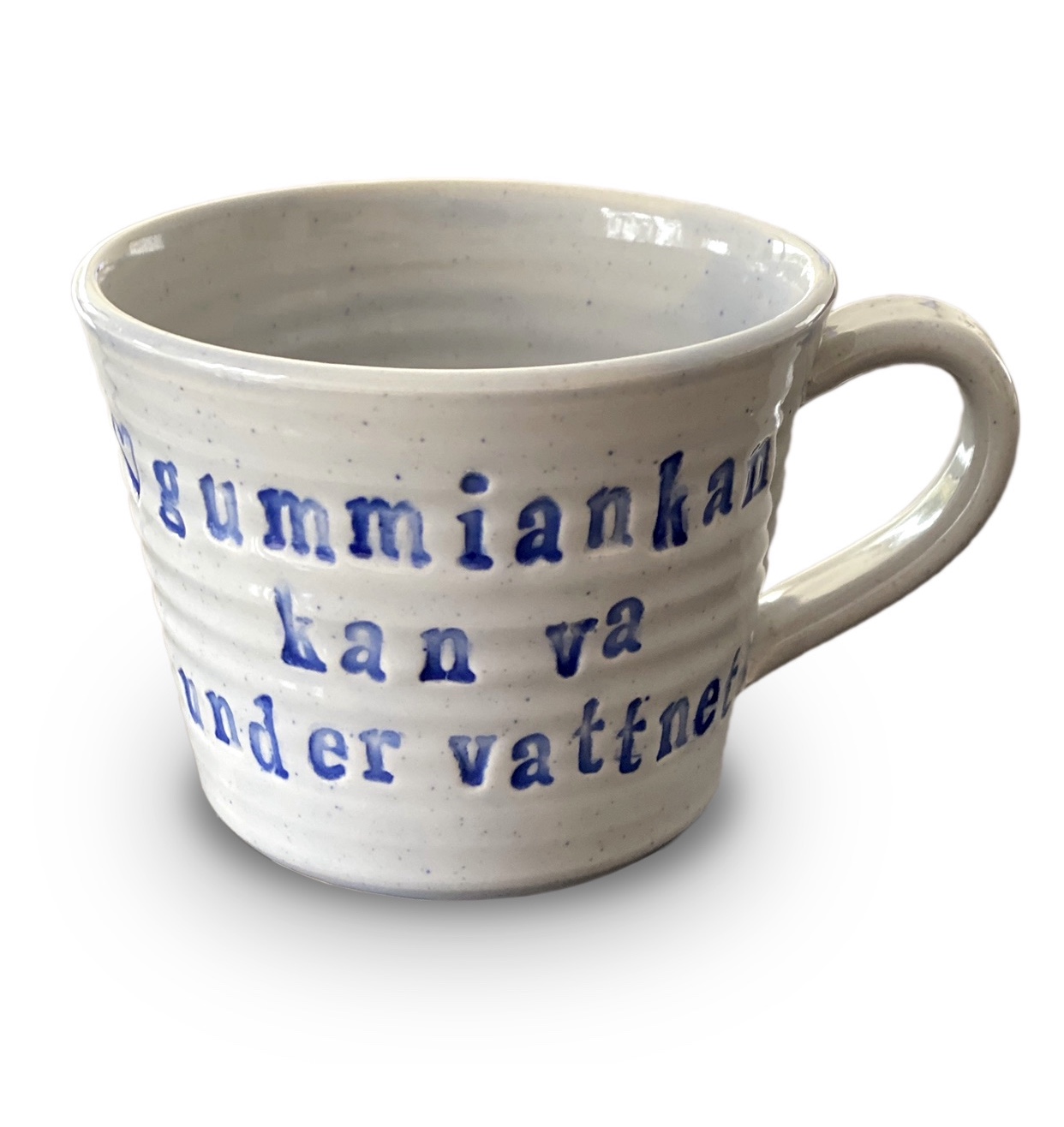 Mugg / Gummiankan / Blå