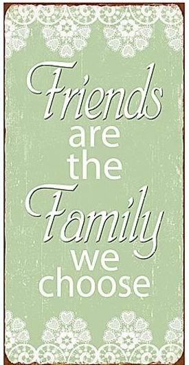 Emaljskylt / Friends