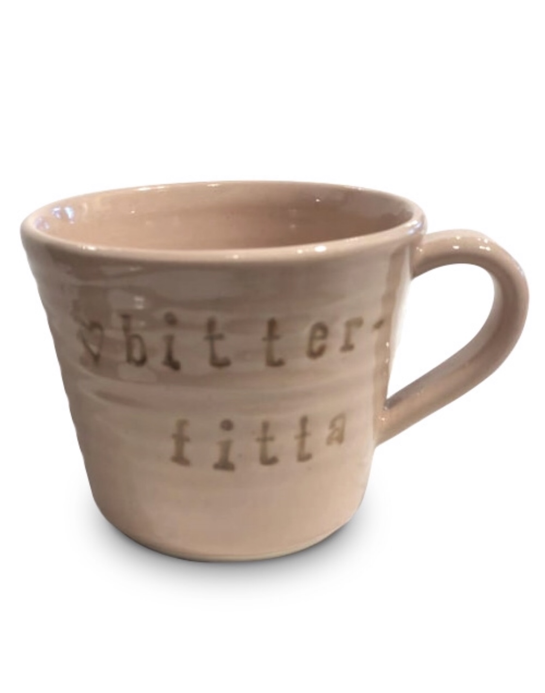 Mugg / bitterfitta / Rosa