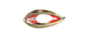 G Eriksson Spätta blinkhållare 68mm Silver/Röd
