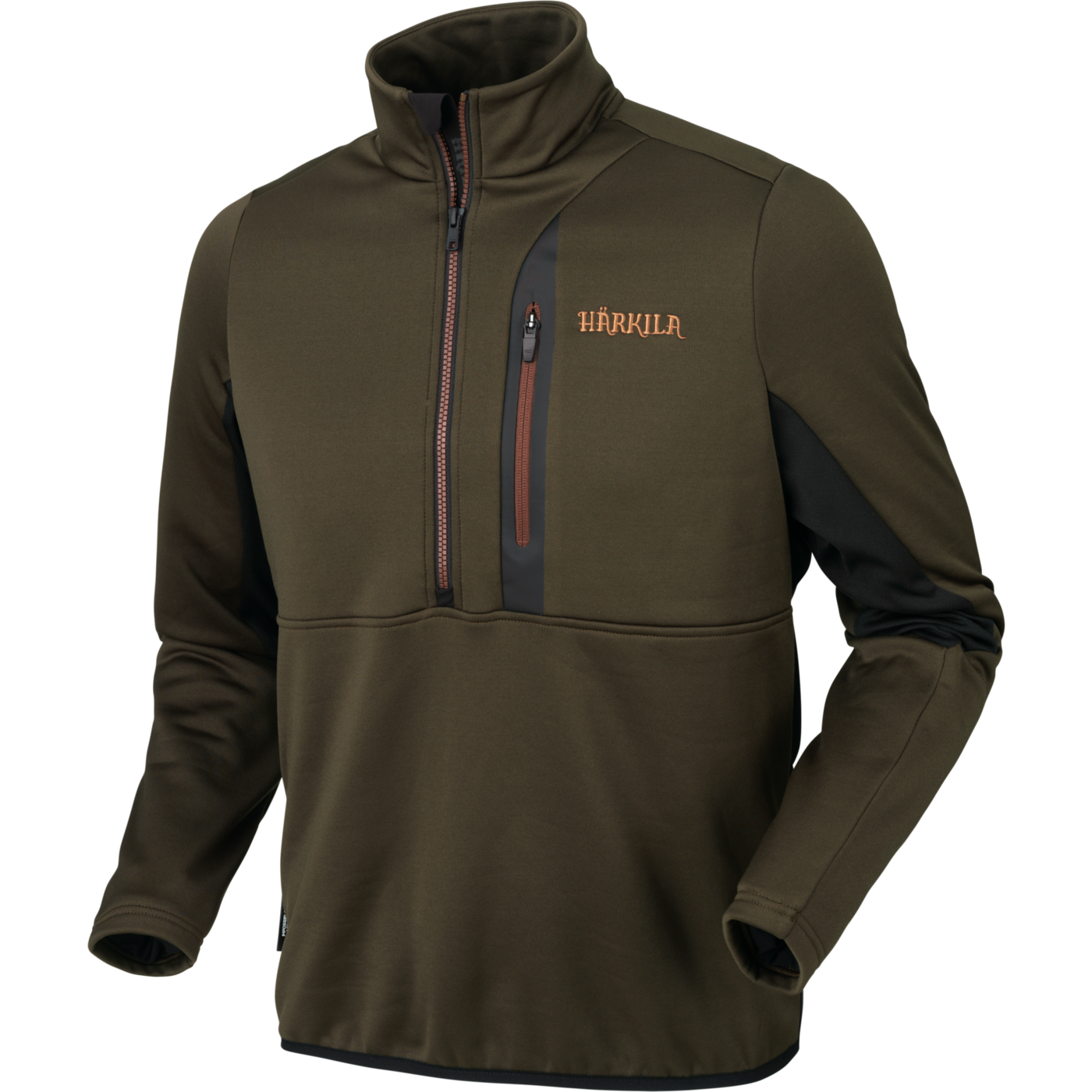 Härkila Tidan Hybrid half zip fleece jacka