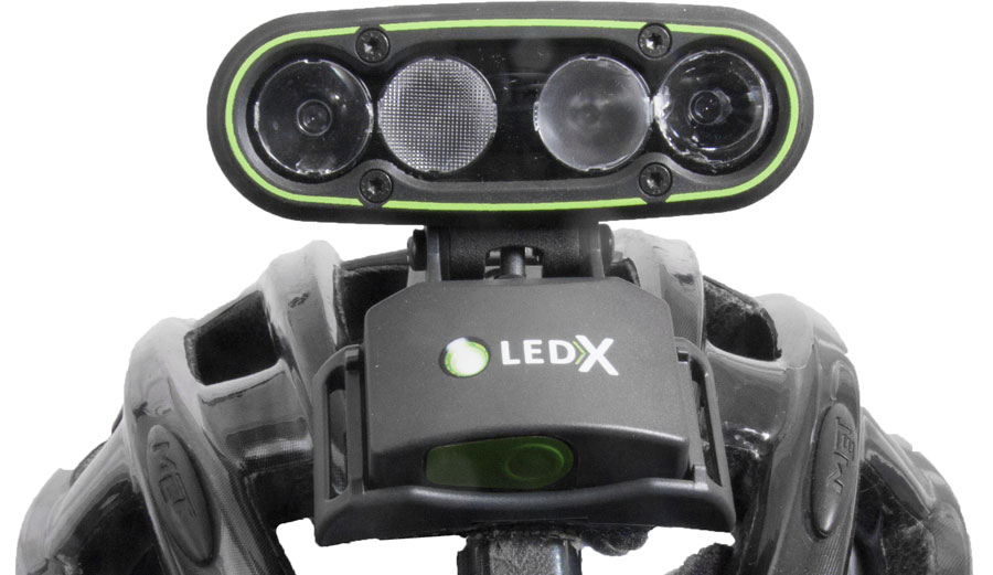 Leds hjälmfäste