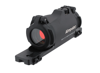 Aimpoint Micro H2 med fäste för halautomatiska gevär med dove-tail spår på gevärets låda