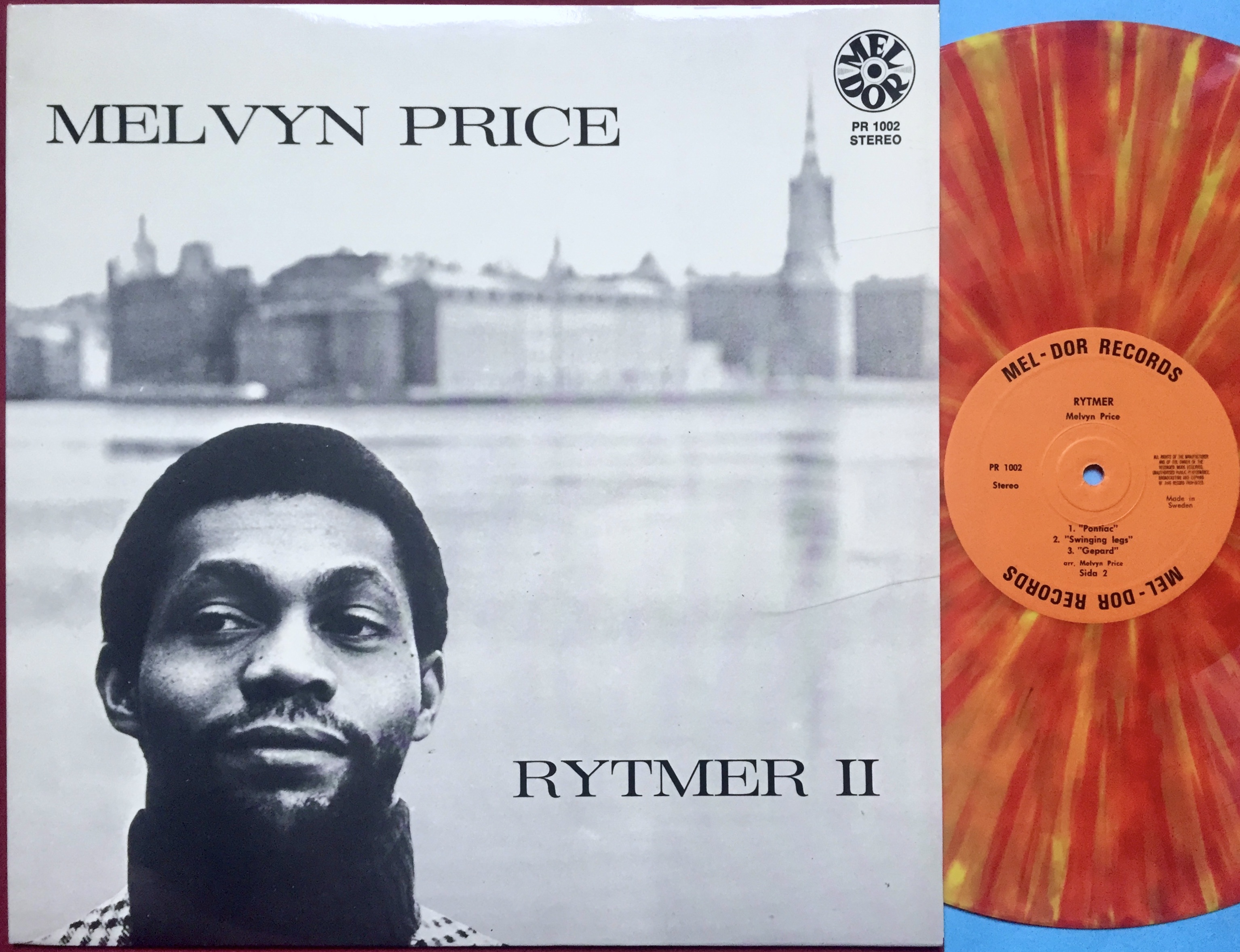 MELVYN PRICE - Rytmer II Swe-orig MULTIFÄRGAD vinyl LP 1971