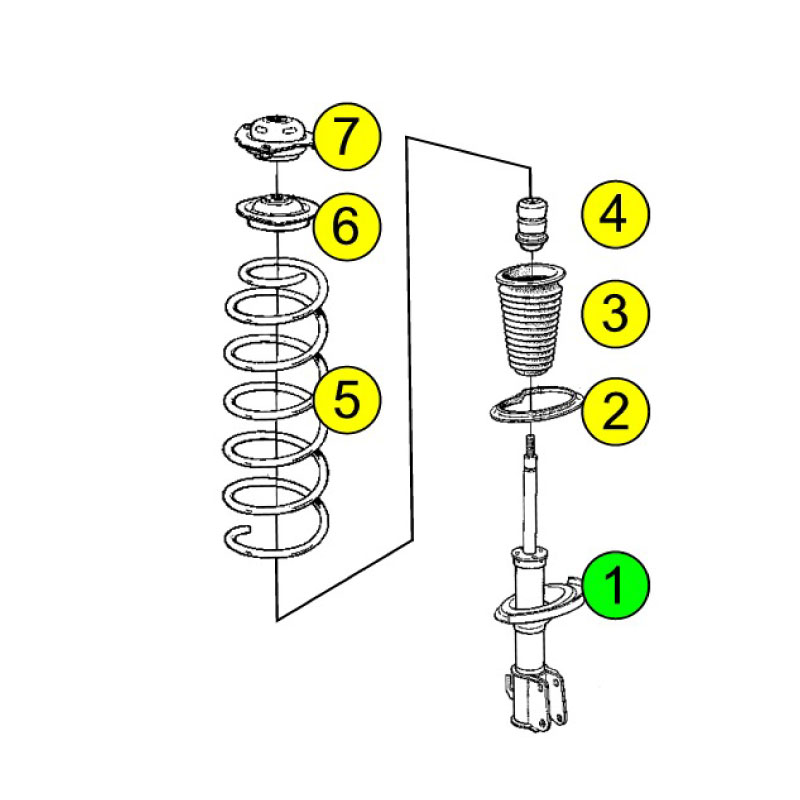 Shock absorber front standard - 2