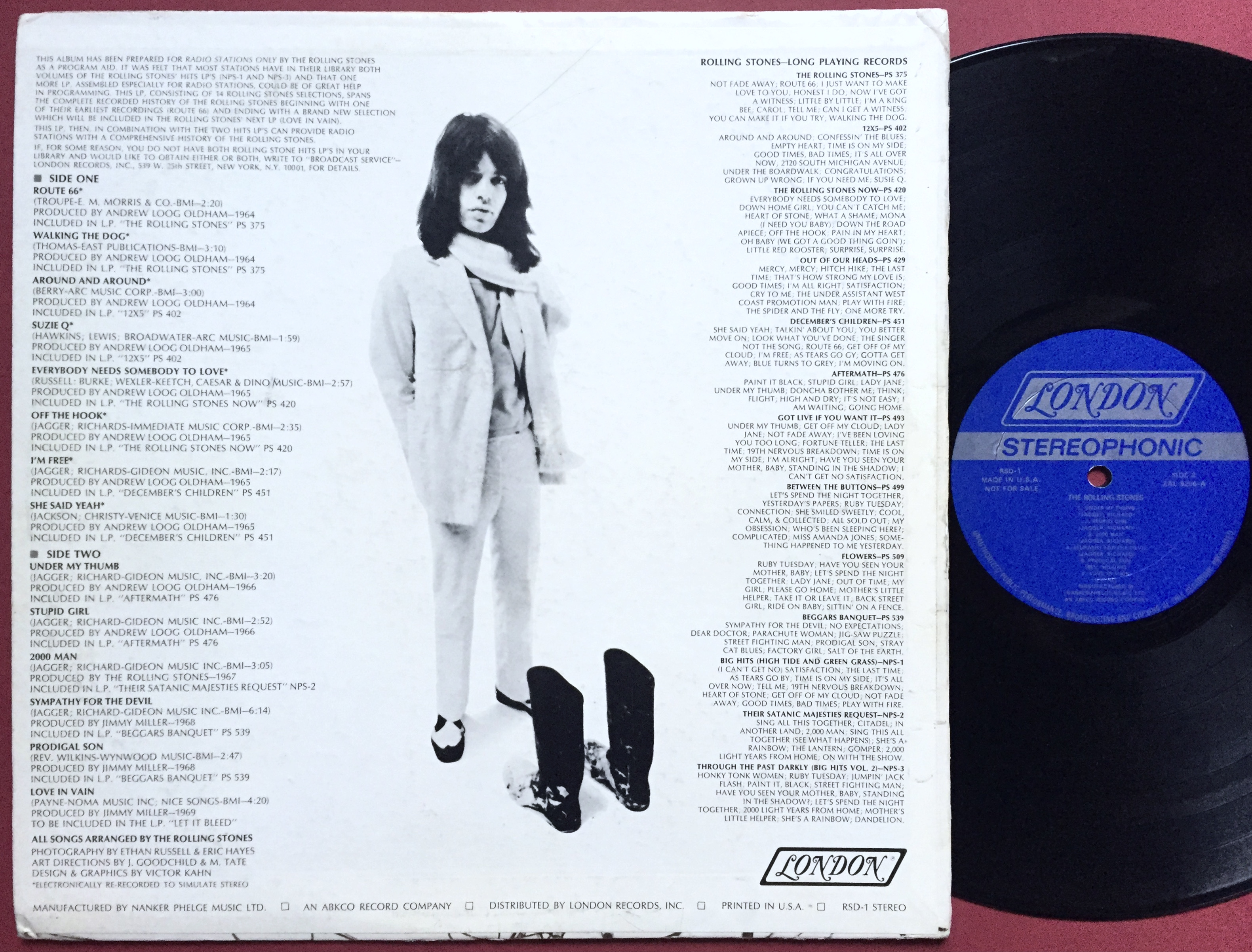 ROLLING STONES - Promotional album US-orig LP 1969 - 6