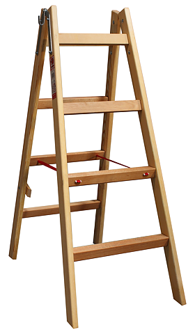 Laggo Trätrappstege 2x4steg, 1,14m