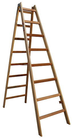 Laggo Trätrappstege 2x8steg, 2,15m