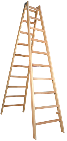 Laggo Trätrappstege 2x10steg, 2,70m