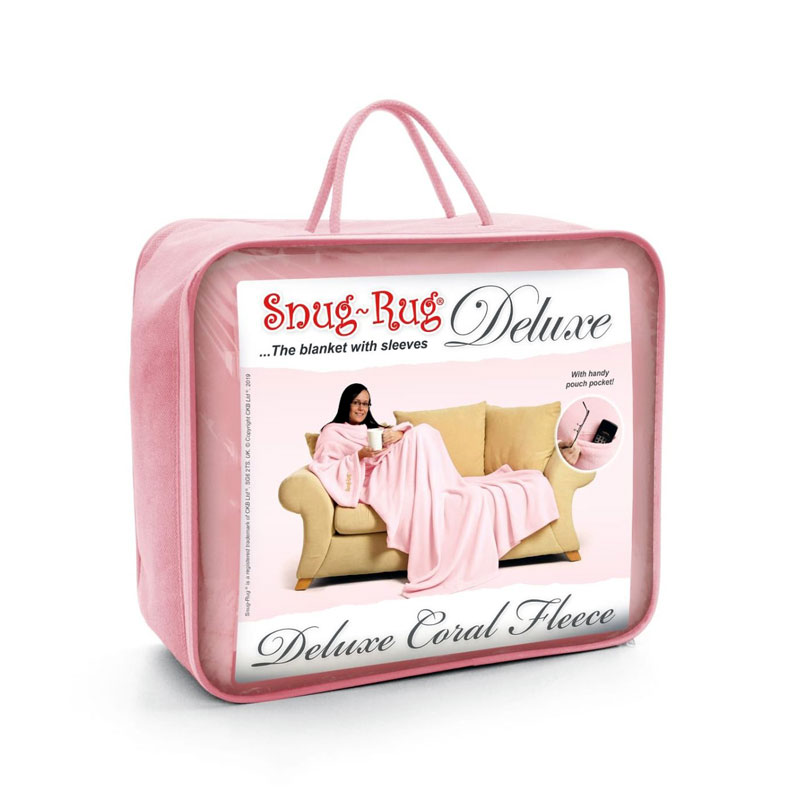 Rosa Snug Rug Deluxe i presentväska
