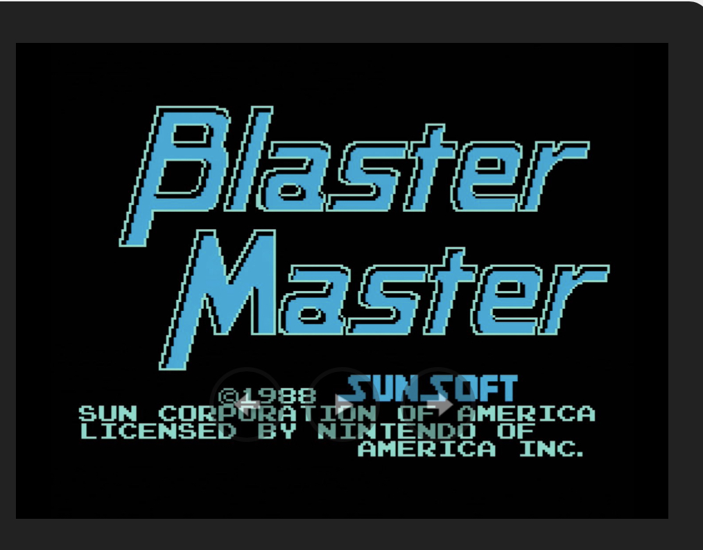 Blaster Master - NES - 2