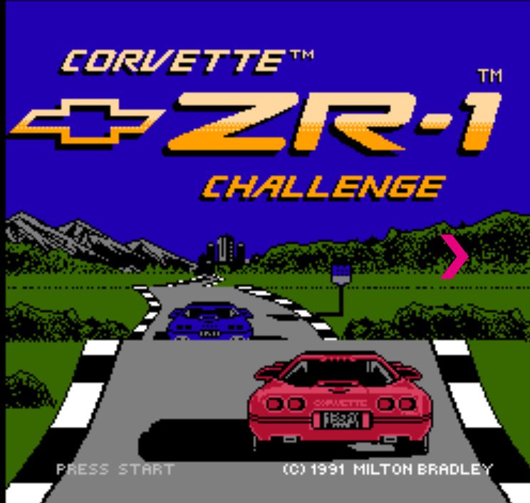 Corvette ZR-1 - NES - 2
