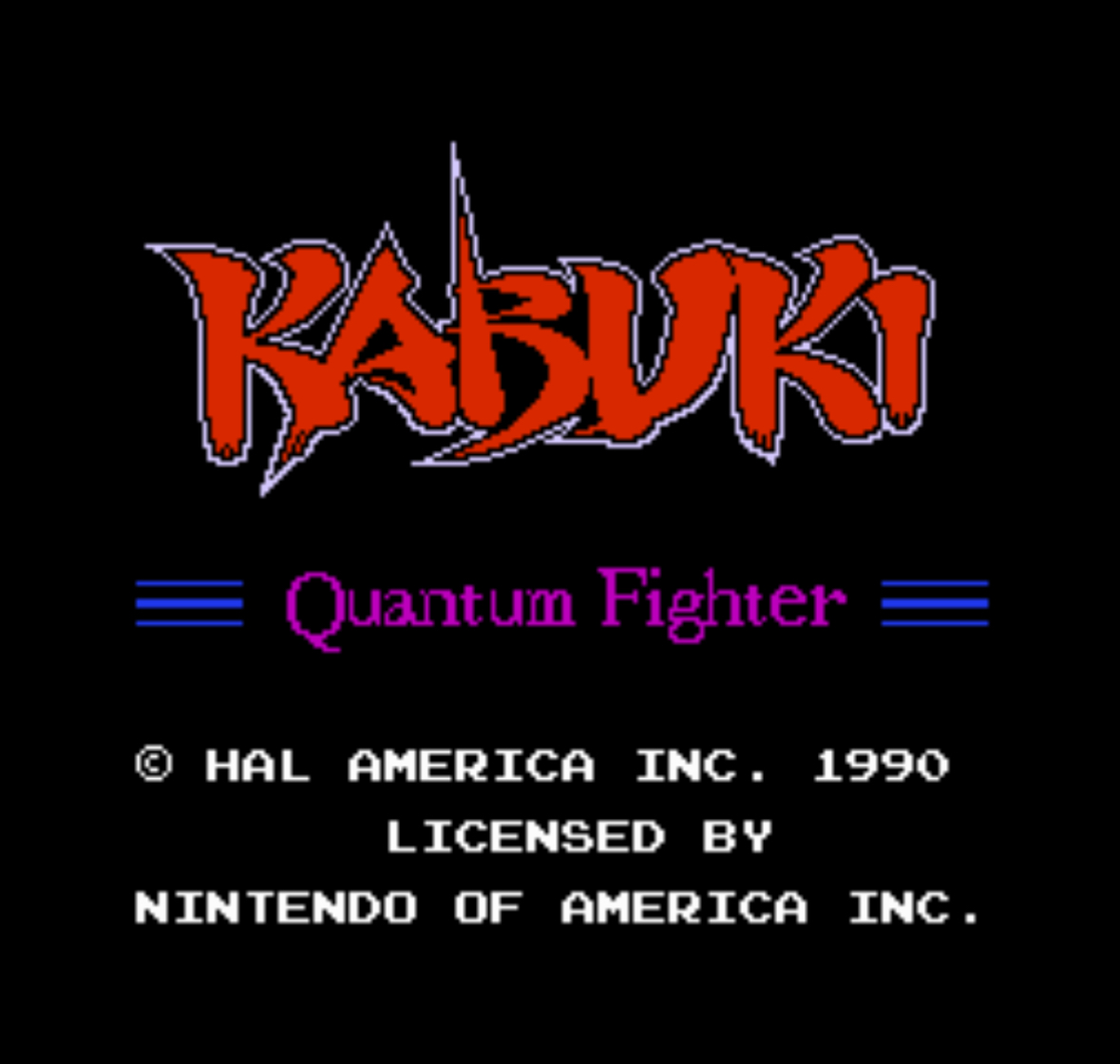 Kabuki Quantum Fighter - NES - 2