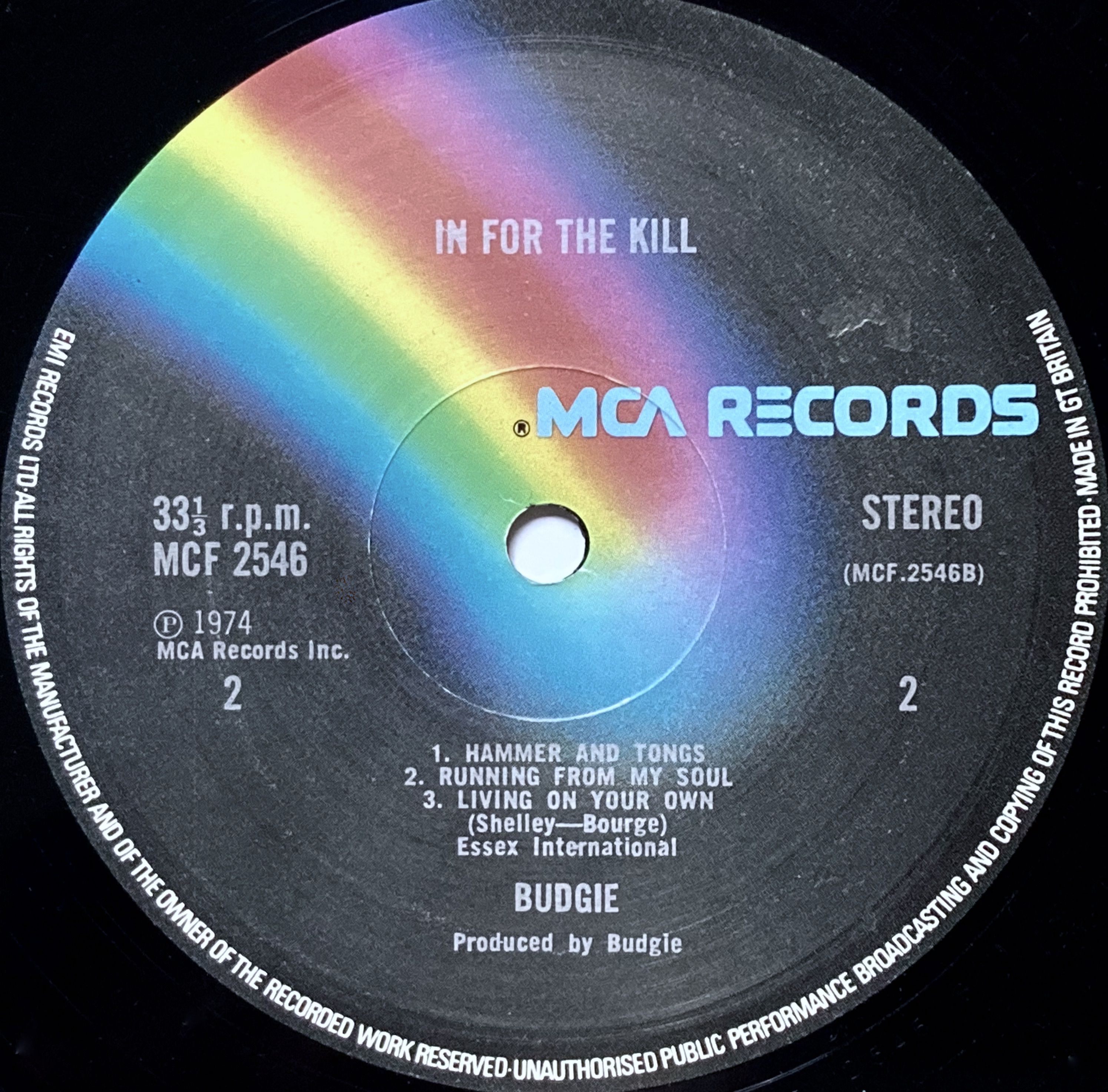 BUDGIE - In for the kill UK-orig LP 1974 - 4