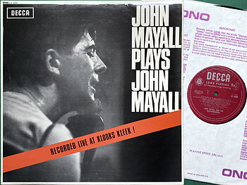 JOHN MAYALL - Plays John Mayall UK LP 1965