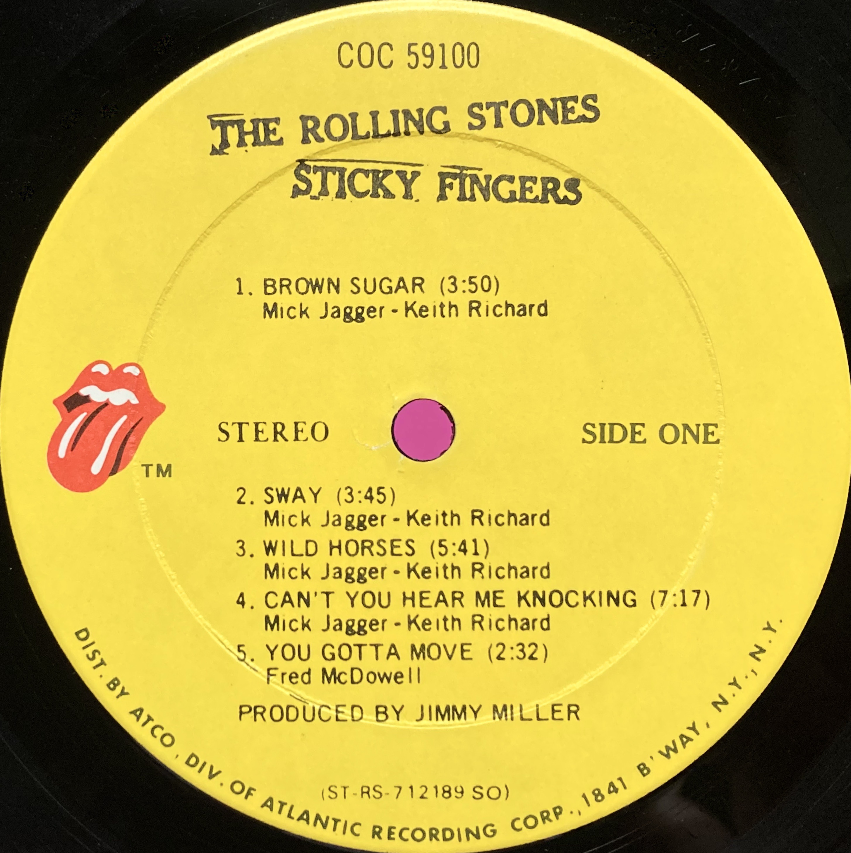 ROLLING STONES - Sticky fingers US LP 1971 - 3