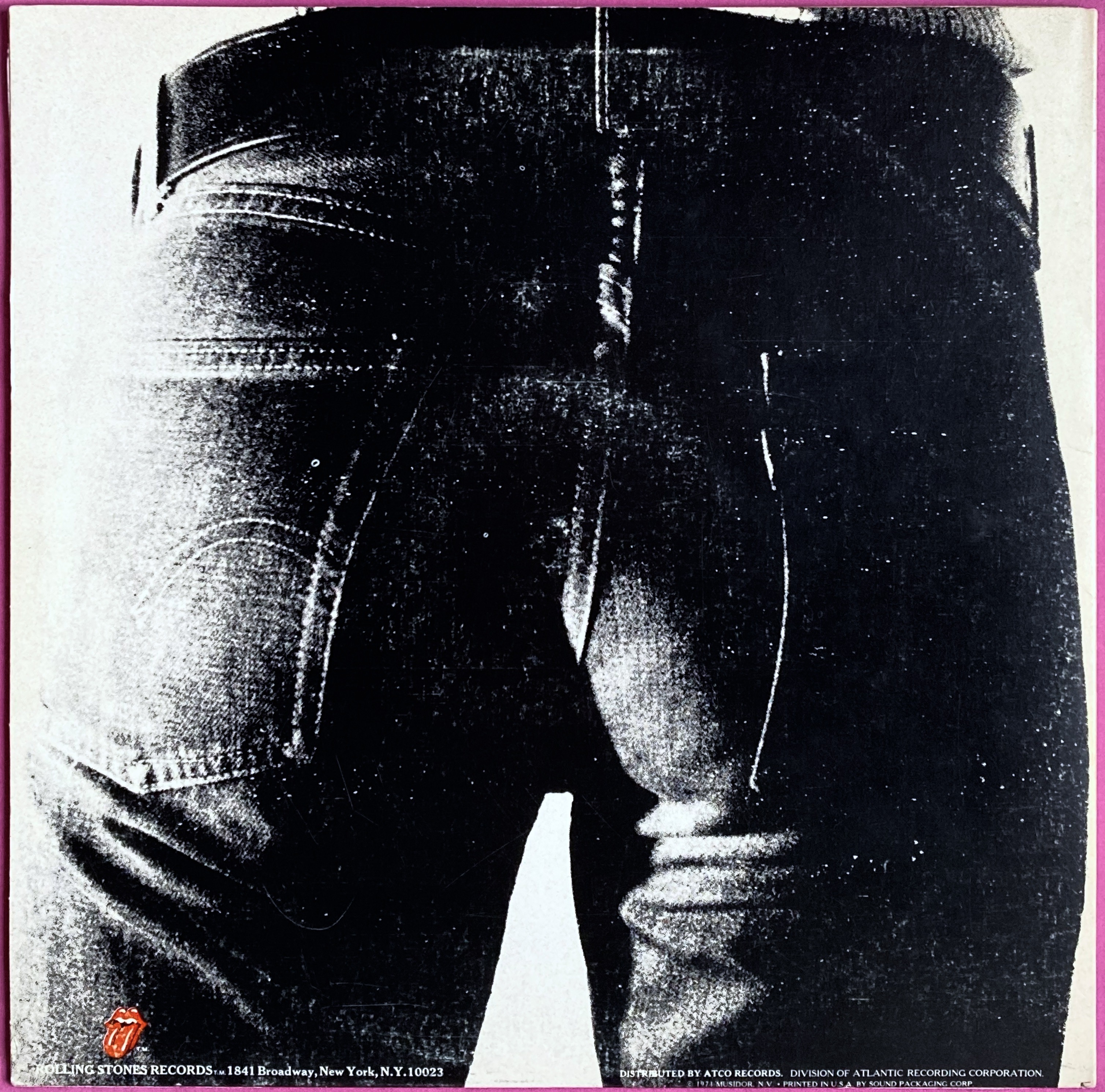 ROLLING STONES - Sticky fingers US LP 1971 - 2