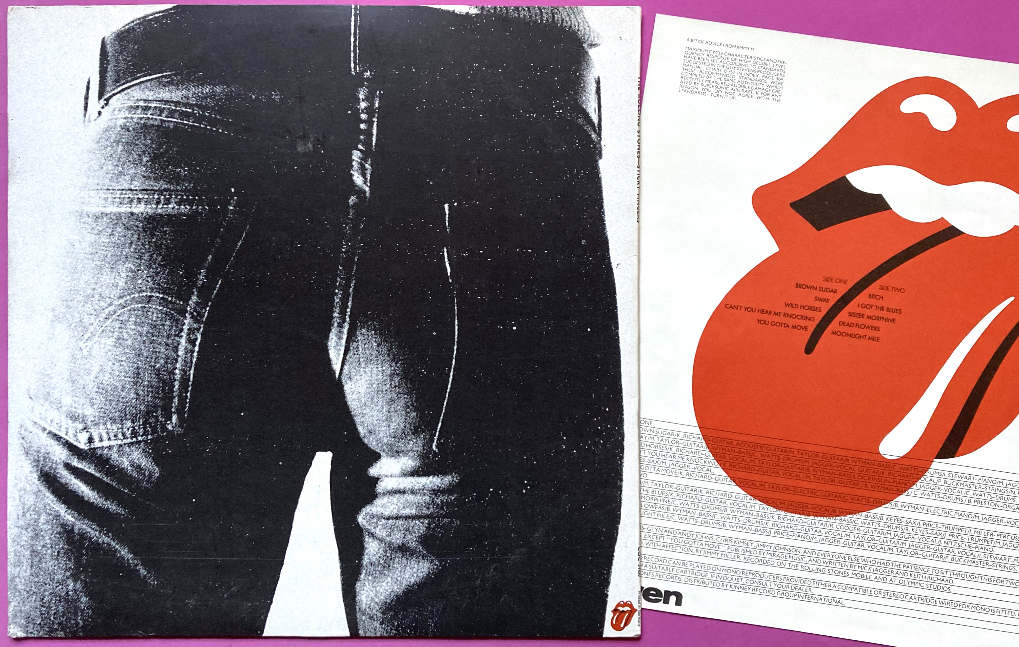 ROLLING STONES - Sticky fingers Ger-orig LP 1971 - 2