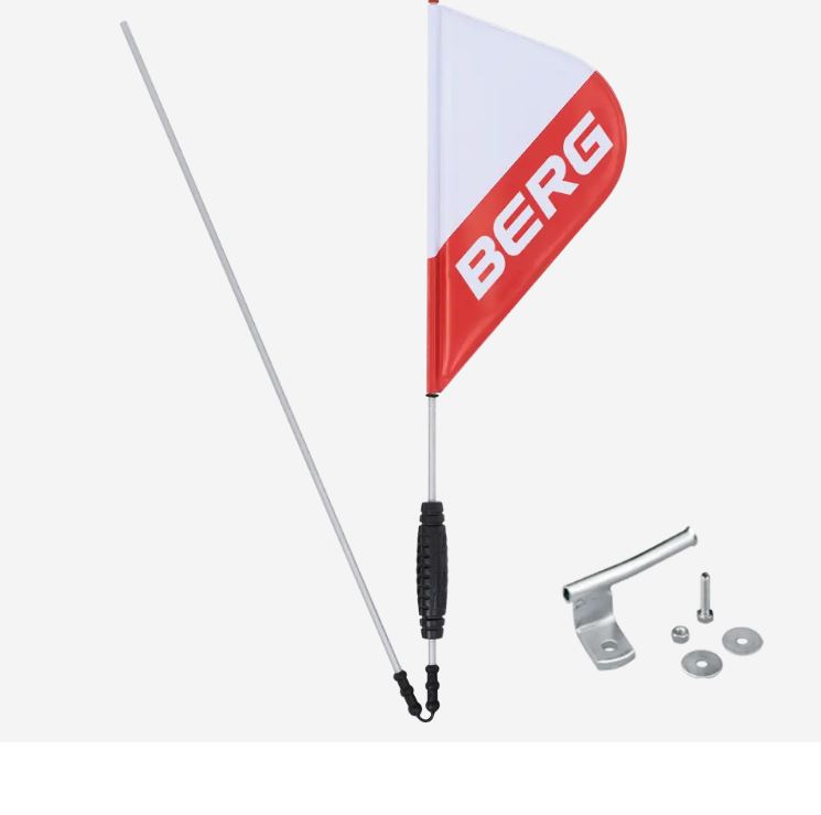 Säkerhetsflagga till stora BERG trampbilar BRF XL - 2