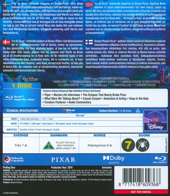 Hitta Doris (Blu-ray) - 2