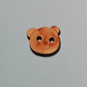 Träknapp - Panda