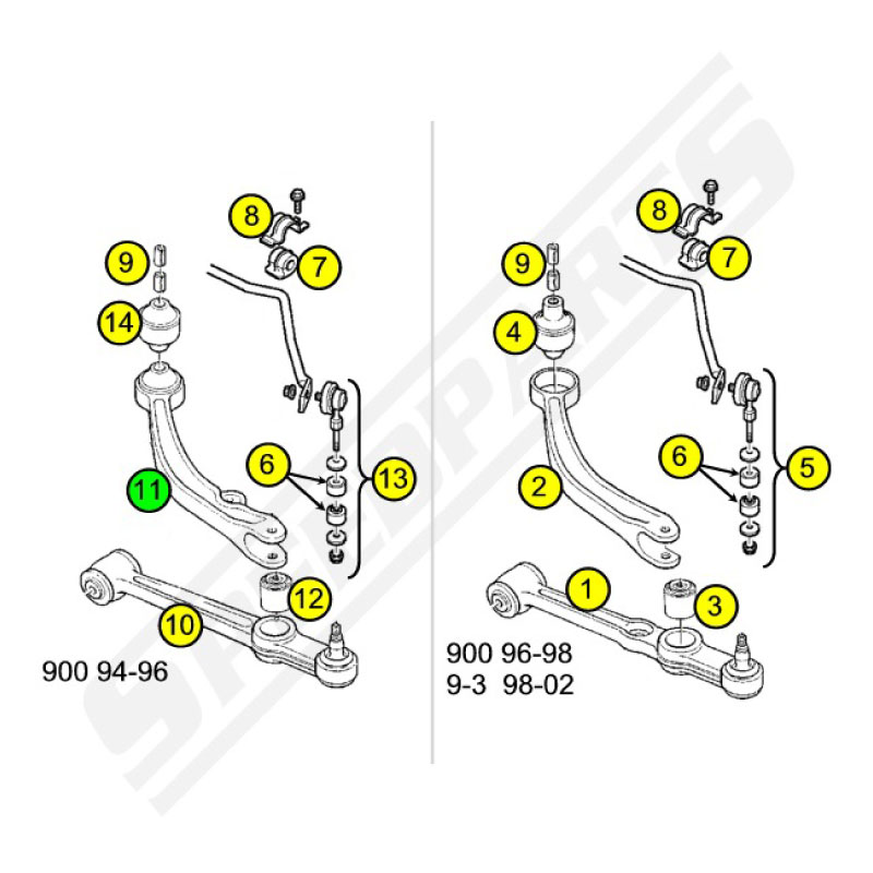 Support Arm L 900 (11) - 2