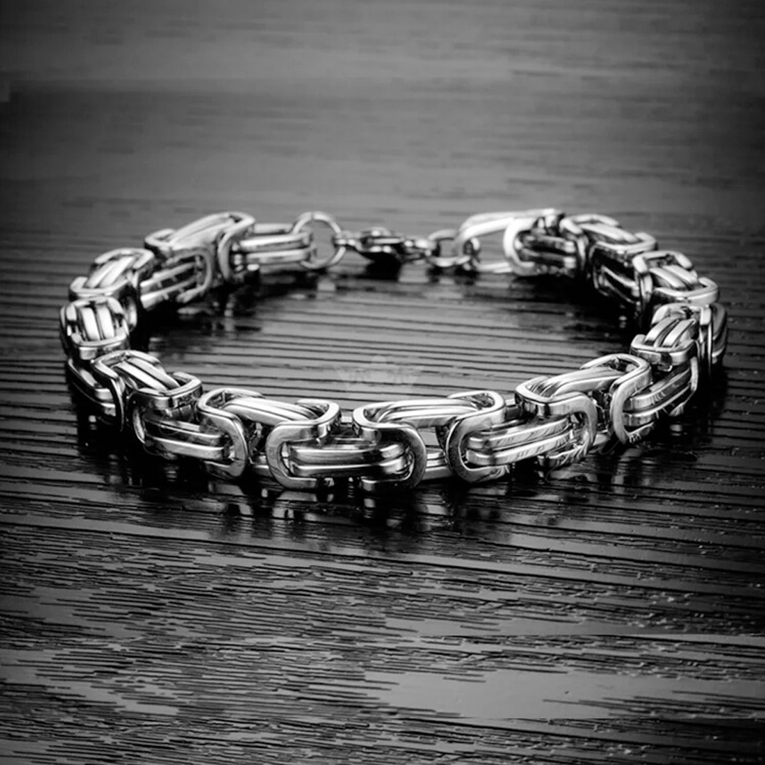 Elegant Kejsar Steel bracelet in 316L steel 8mm
