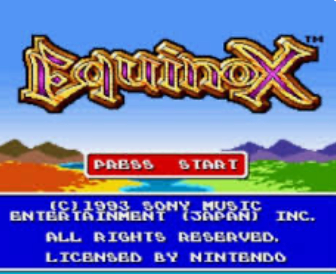 Equinox - SNES - 2