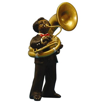 Jazzfigur: Tuba 17 cm