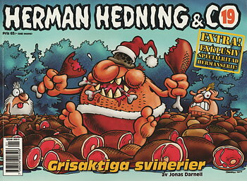 Herman Hedning Julalbum 19 Grisaktiga svinerier.