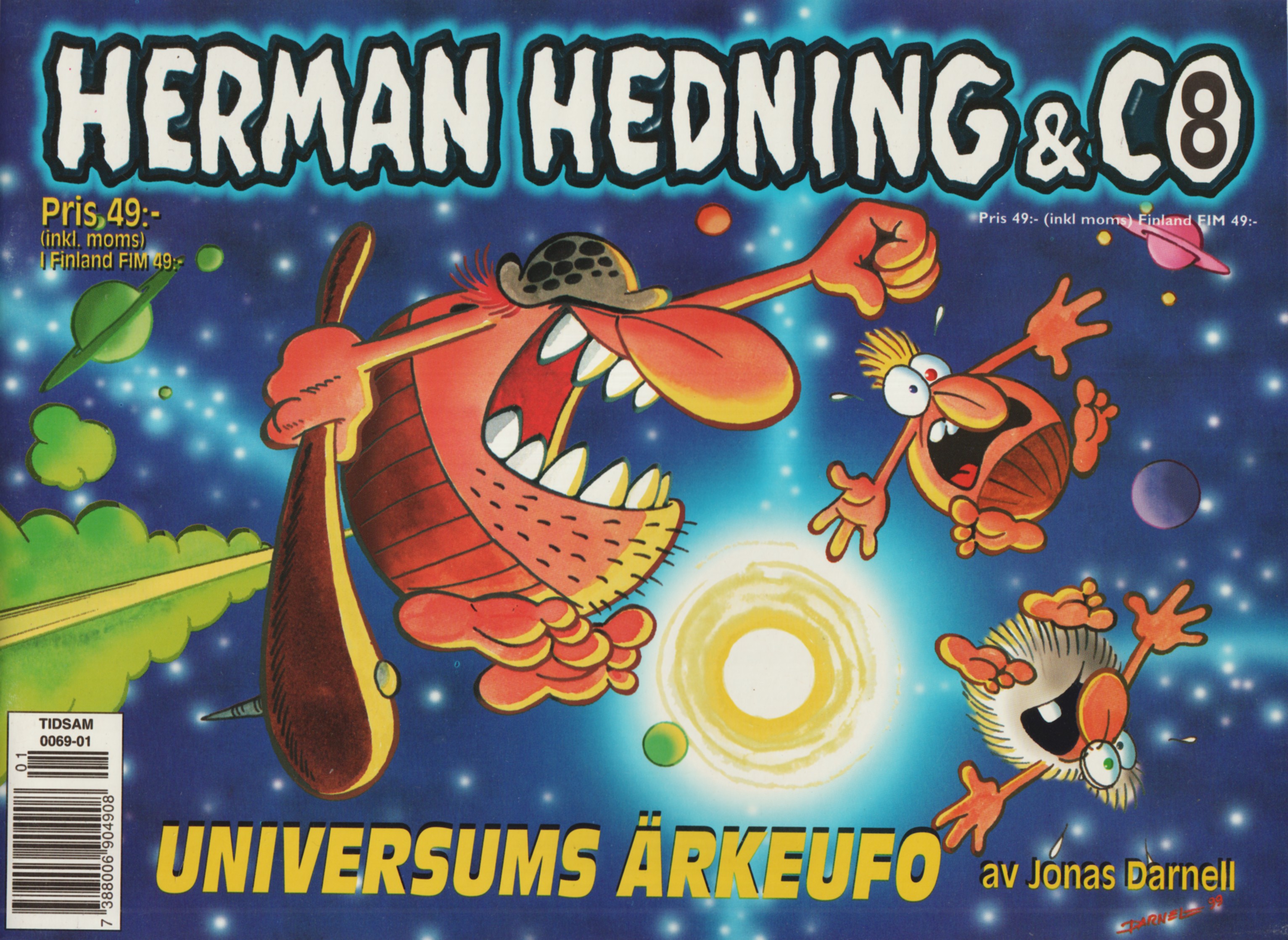 Herman Hedning Julalbum 8 Universums ärkeufo