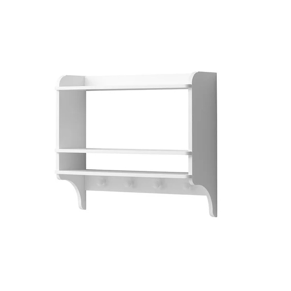 Seaside bokhylla med knoppar vit Oliver Furniture 