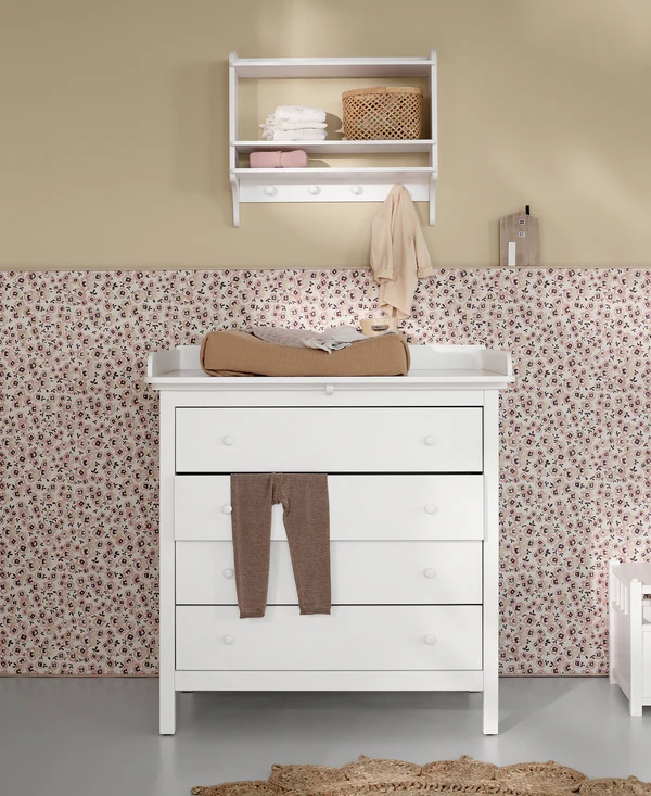 Seaside bokhylla med knoppar vit Oliver Furniture  - 2
