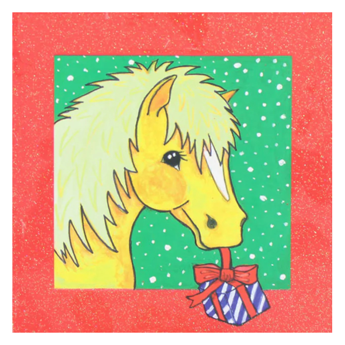 Julkort Grays 1922 Hästmotiv Christmas Gift 10-pack - 3
