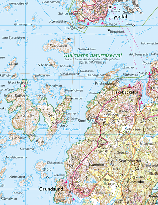 Norra Bohuslän karta