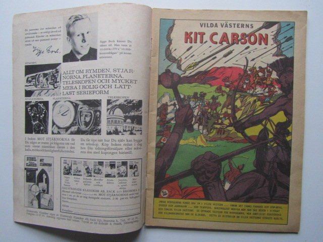 Illustrerade Klassiker 003 Kit Carson 3:e uppl. Vg - 3