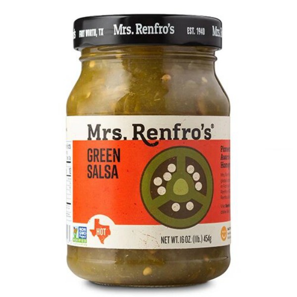 Mrs. Renfros Green Jalapeno Salsa Hot - 2