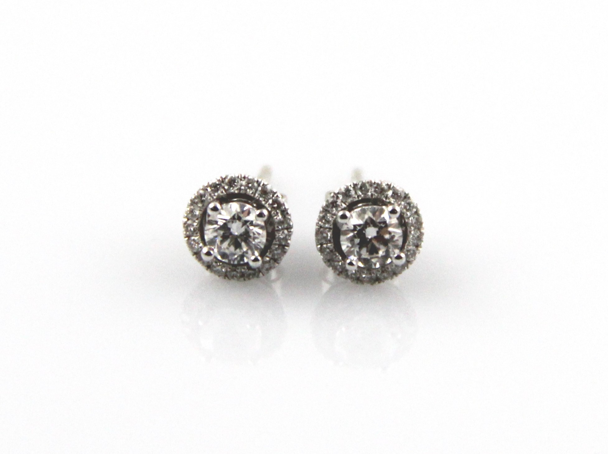 Set aus Diamantohrringen und Akoya-Perlenohrringen 2x0.21 ct - 4