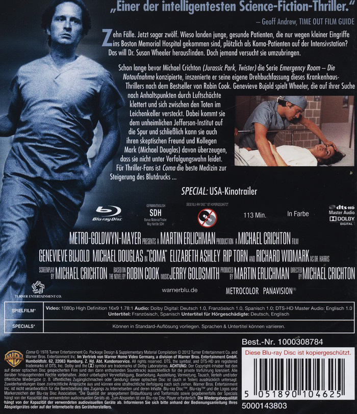 Coma (ej svensk text) (Blu-ray) - 2