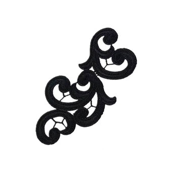 SPETSORNAMENT - svart