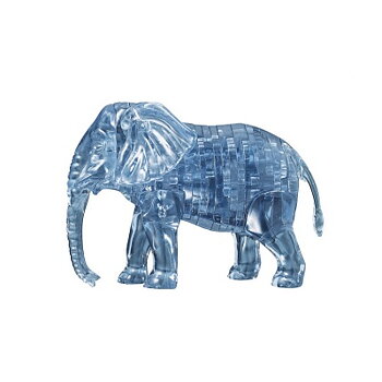 Crystal Puzzle Elephant