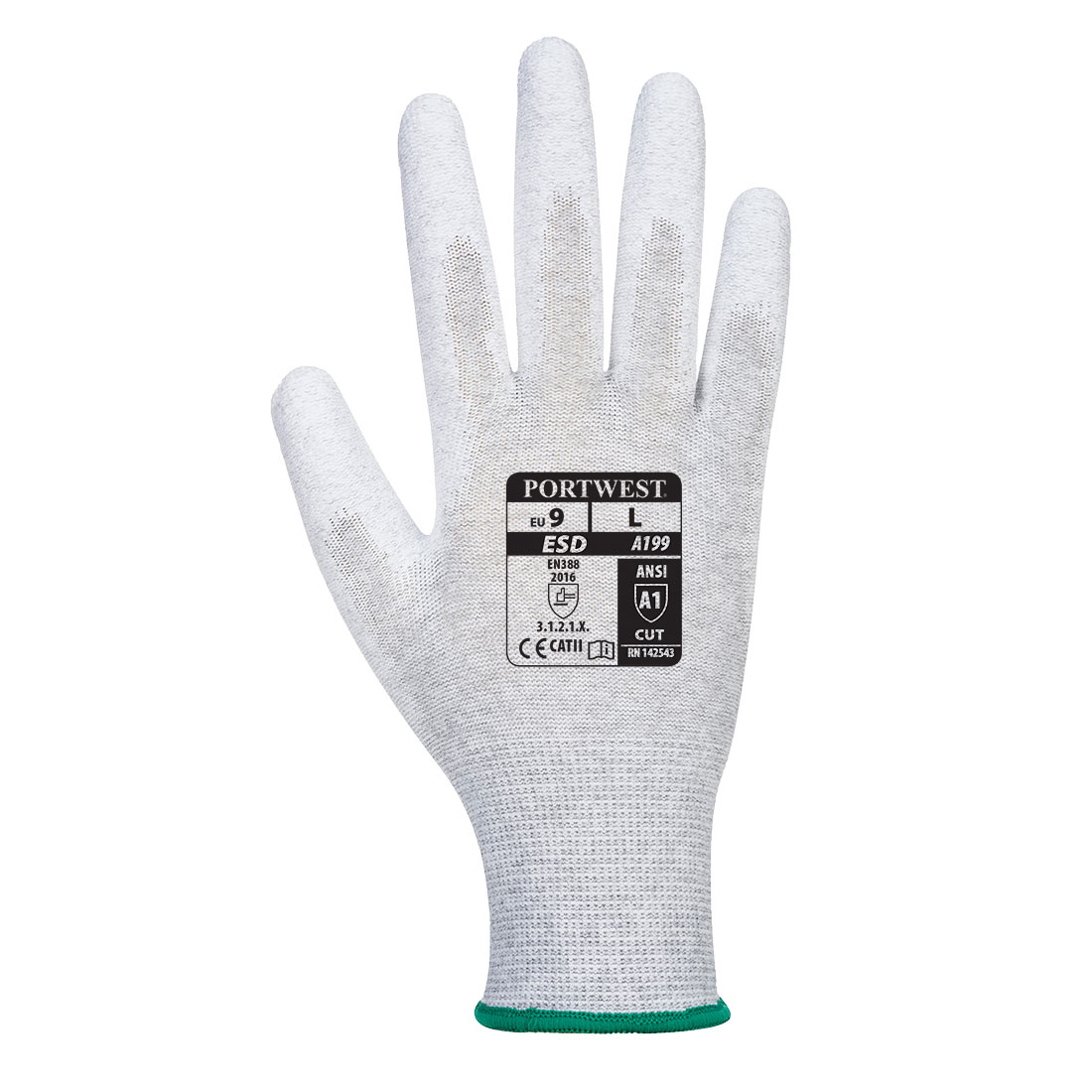 Portwest A199 ESD PU Palm Handske