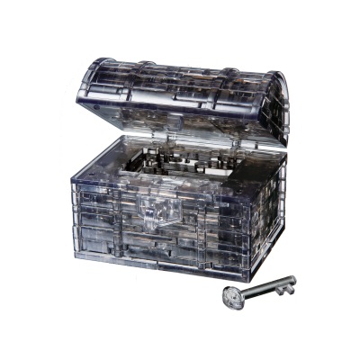 Crystal Puzzle Skattkista (svart)