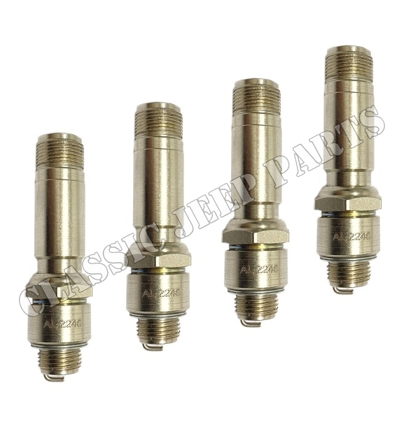 Spark plug Autolite 24 volt waterproof M38 M38A1 4 pcs kit