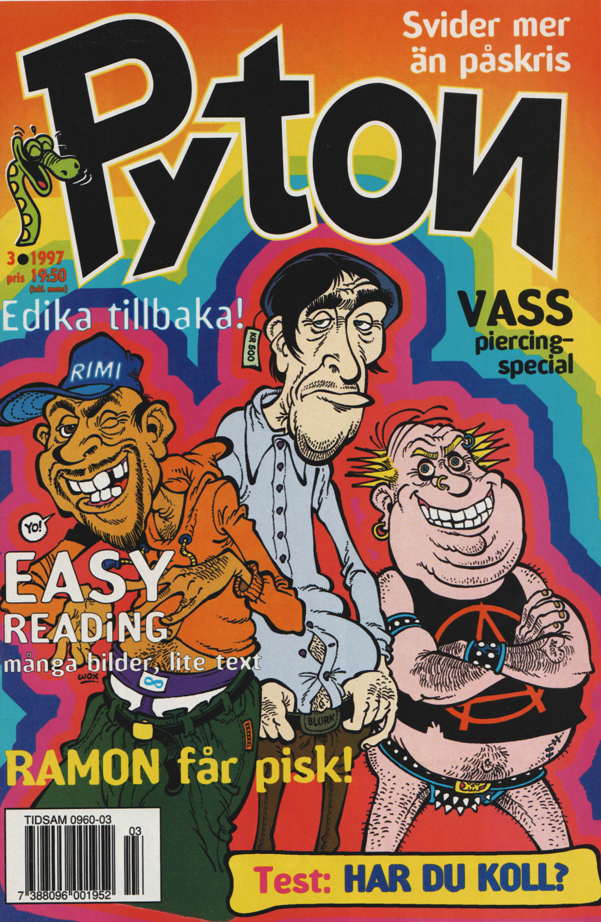 Pyton nr 3 1997, Svider mer än påskris