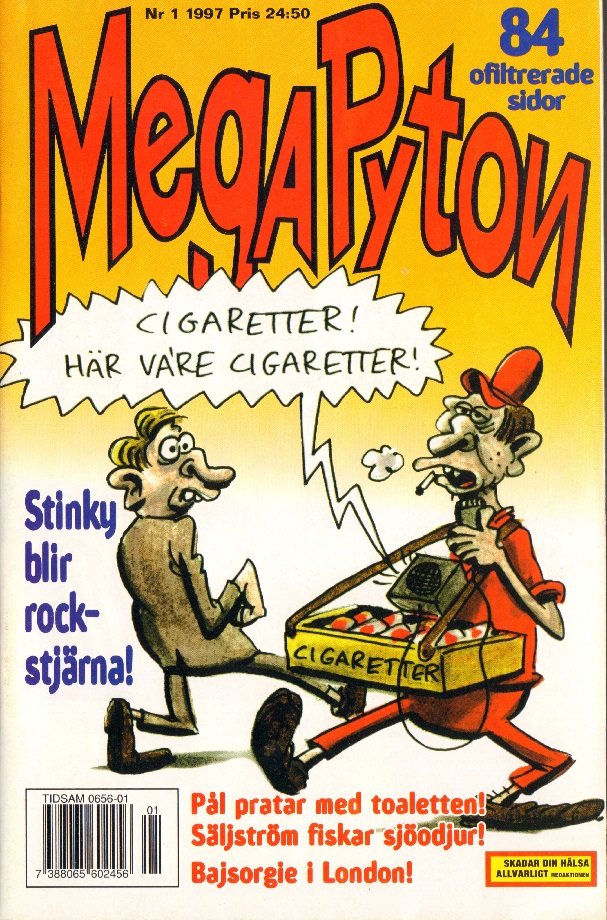 MegaPyton nr 1 1997, 84 ofiltrerade sidor!