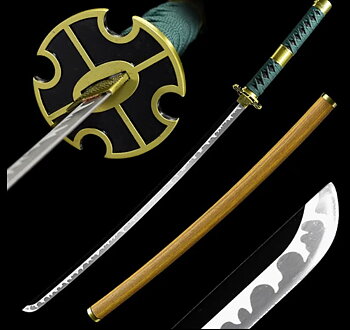One Piece Carbon Steel Anime Roronoa Zoro's Sword Katana
